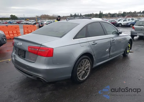 2014 Audi A6 3.0T Premium Plus from USA, damaged, VIN WAUHGAFC3EN147748